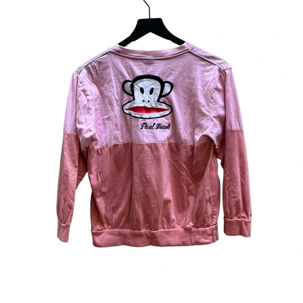 Paul Frank Pink and White Crewneck measures XS - Picture 3 of 8